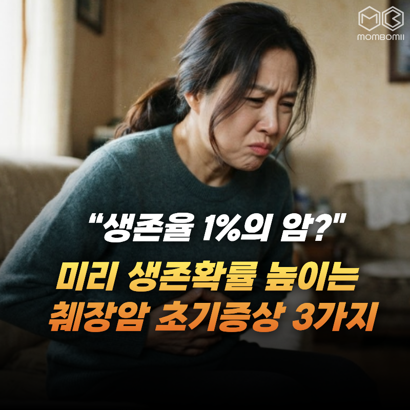 “생존율 1% 암이 보내는 마지막 경고” 췌장암 초기증상 3가지