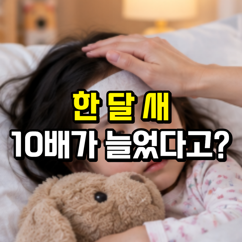 요즘 독감 심상치 않다, 한 달 새 10배 늘었다는데 증상은?