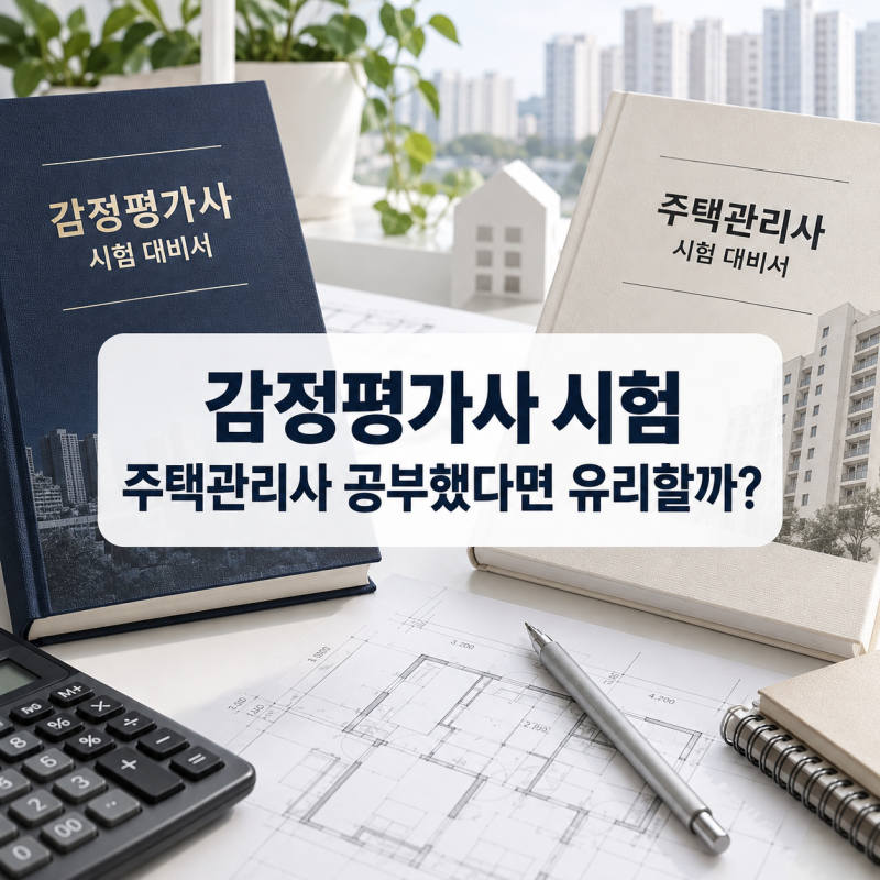 감정평가사 시험, 주택관리사 공부했다면 유리할까? 과목 난이도 비교