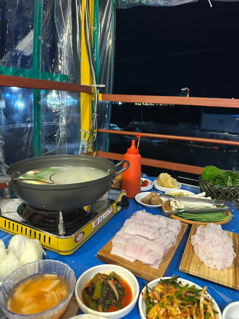 여수하모샤브샤브 맛집 '황가네하모' 야장분위기 물씬 현지인맛집