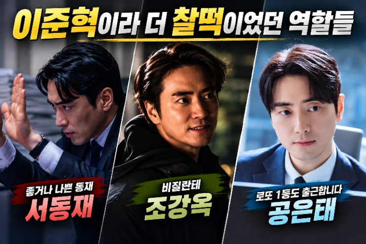 이준혁이라 더 찰떡이었던 역할들｜좋거나 나쁜 동재·비질란테·로또 1등도 출근합니다