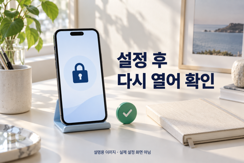 아이폰 잠금 풀어줬다가 내 앱까지? 특정 앱만 잠그고 숨기는 방법