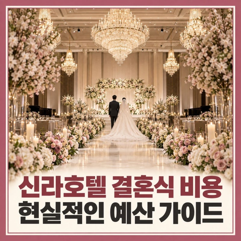신라호텔 결혼식 비용 식대, 현실적인 예산 가이드