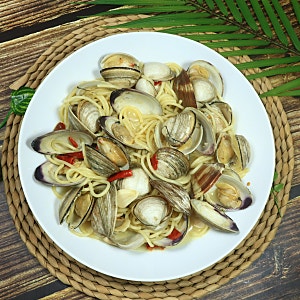 바지락술찜 파스타 레시피 집에서 소주안주 추천 캠핑 동죽 조개술찜 면 만드는법