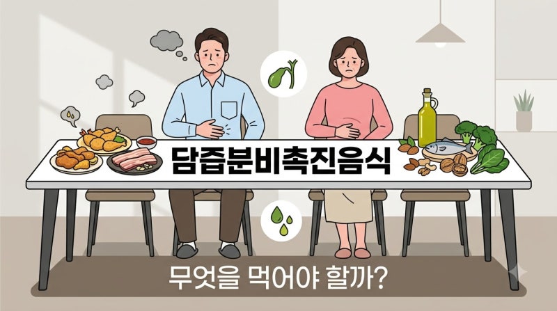 담즙분비촉진음식, 무엇을 먹어야 할까? 담즙 배출과 담낭 건강 식단