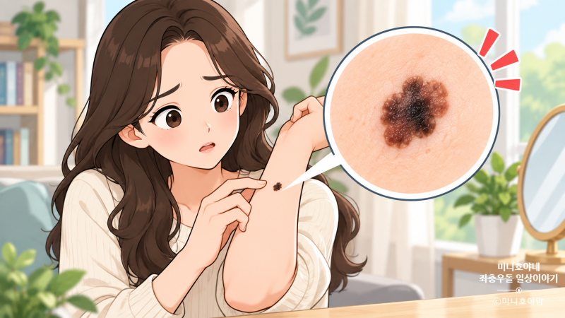 흑색종 증상, 점과 어떻게 다를까? 손톱 발톱 검은 줄까지 확인