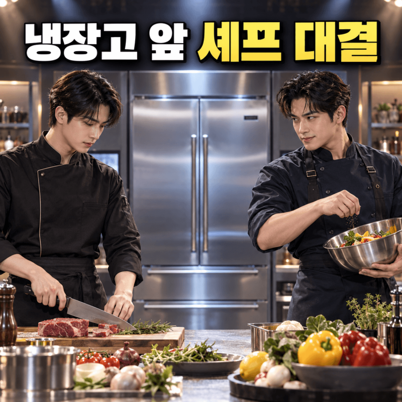 “시청률 3.8% 되면 머리 민다?” 냉장고를 부탁해 89회 권성준·윤남노 대결