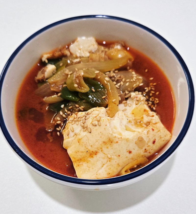 [No.64] 순두부 찌개 레시피(feat.냉동 대패삼겹살)
