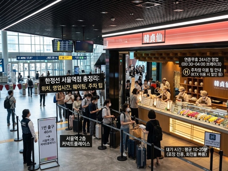 한정선 서울역점 위치, 영업시간, 휴무일부터 웨이팅과 주차 팁까지 총정리