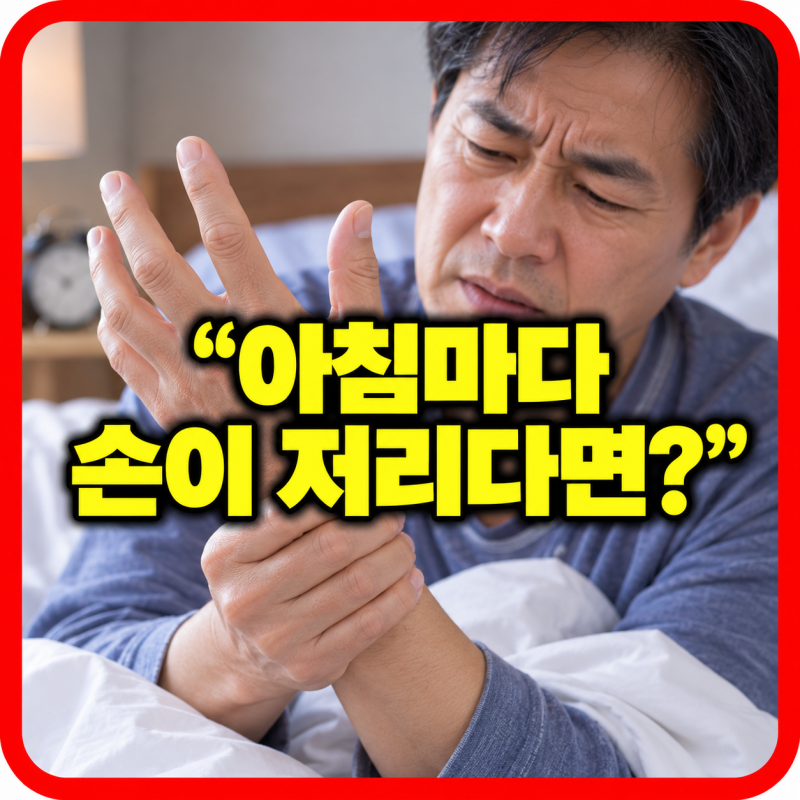 당뇨 손저림 그냥 넘기면 안 되는 이유 “아침마다 손이 저리다면?”