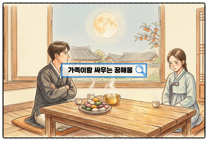 [무료꿈해몽] 가족이랑 싸우는 꿈해몽, 부모님·형제·부부 싸우는 꿈 상황별 40가지 총정리 (....