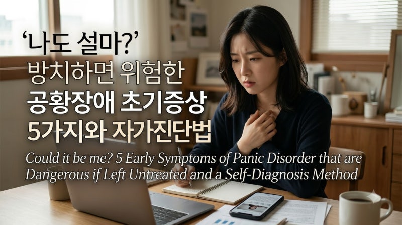 나도 설마? 방치하면 위험한 공황장애 초기증상 5가지와 자가진단법
