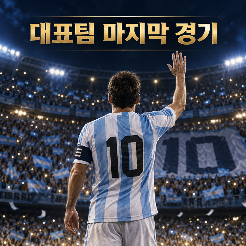 메시 은퇴 경기 언제? 아르헨티나 대표팀 마지막 경기 일정과 상대