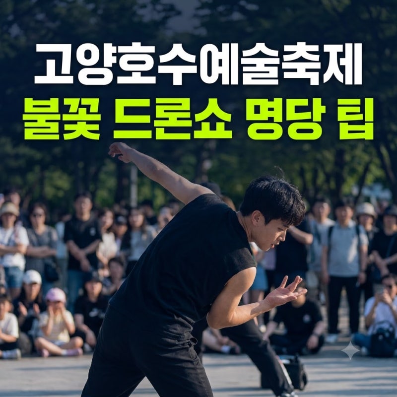 일산호수공원 고양호수예술축제 일정·주차 안내: 불꽃놀이 및 드론쇼 시간과 돗자리 준비물....