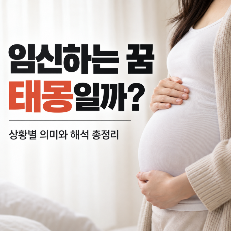 임신하는 꿈 해몽｜내가 임신하는 꿈부터 임신 소식까지 총정리 | 임신 꿈 꾸면 태몽일까? 상....