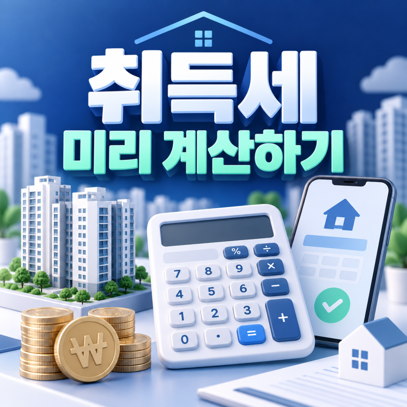 위택스 취득세 미리 계산하는 방법｜주택가격·주택 수에 따른 예상 세금 확인하기