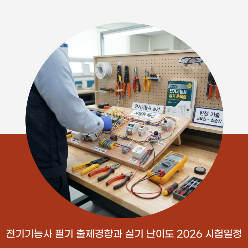 전기기능사 필기 출제경향과 실기 난이도 2026 시험일정