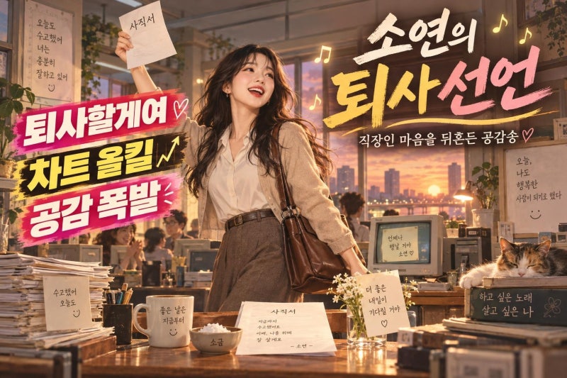 소연 퇴사할게여 차트 올킬한 이유, 직장인 공감과 익스 오마주까지