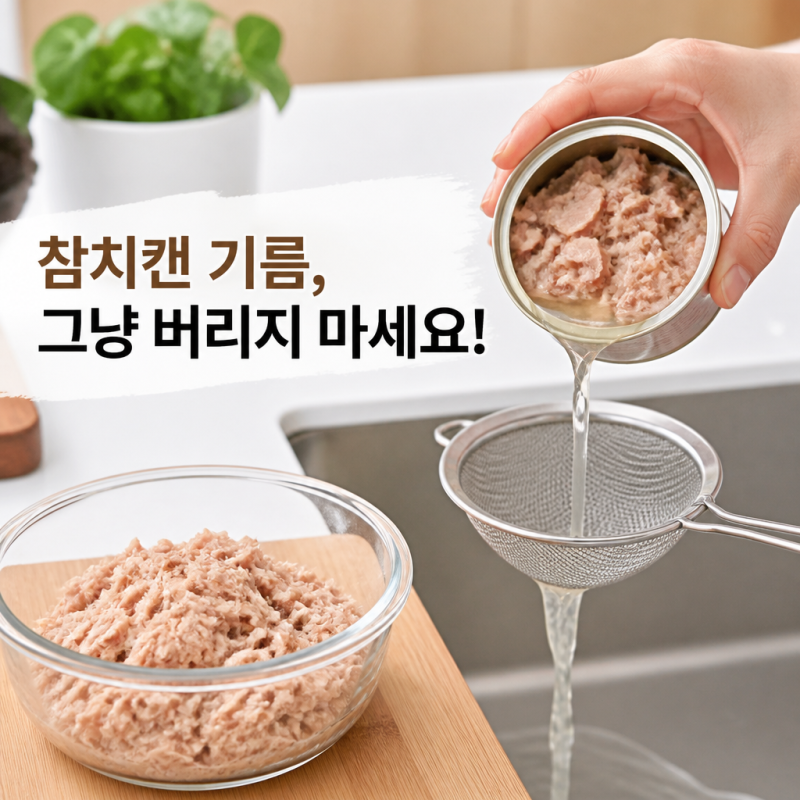 "참치캔 기름 그냥 버렸는데도 찝찝했던 이유.." 참치캔 건강하게 먹는 법, 먼저 볼 기준과 빼....