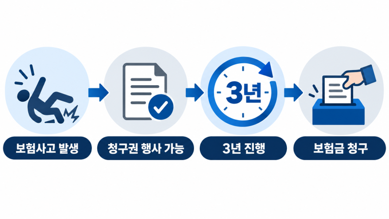 보험금 청구는 3년 안에 해야 한다는데,언제부터 3년일까?