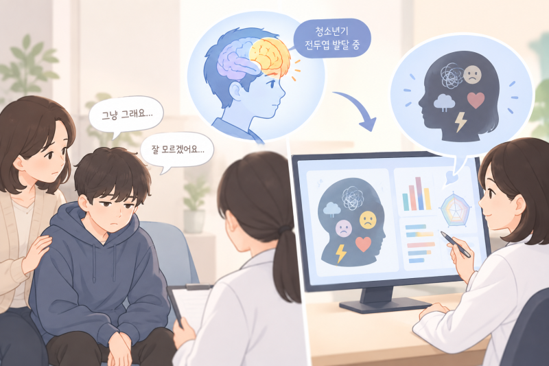 "검사 꼭 해야 하나요?" 청소년 정신과 초진 시 종합심리검사가 필요한 이유 [경기광주 경안....