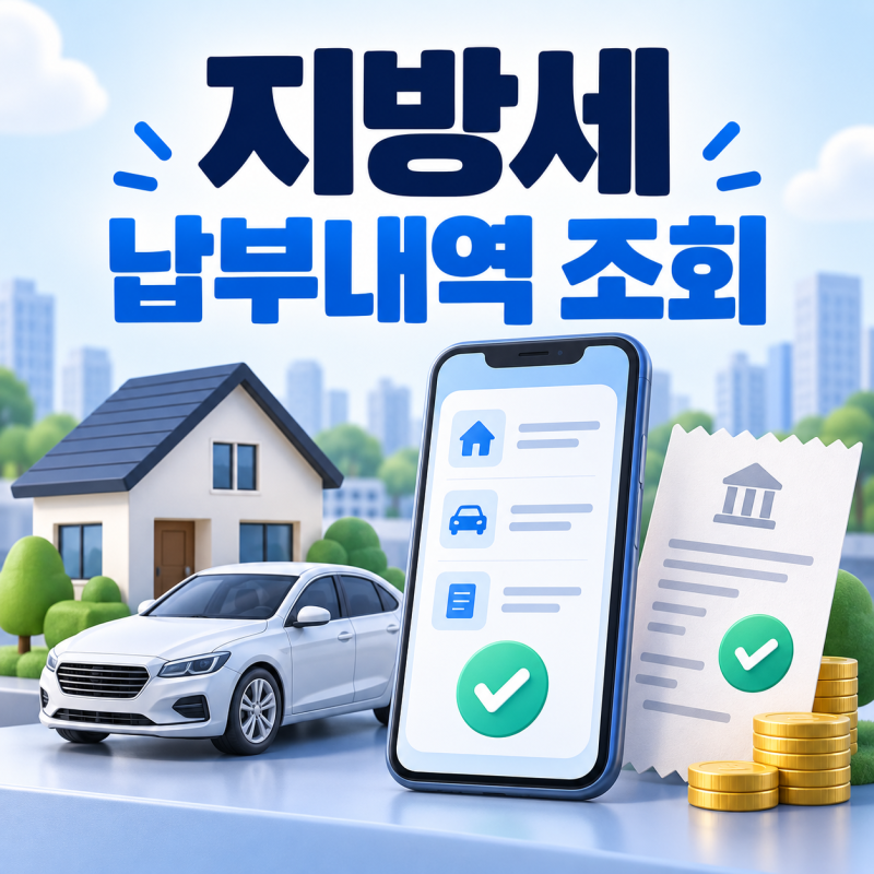 위택스 지방세 납부내역 조회방법｜취득세·재산세·자동차세 납부확인서도 발급할 수 있을....
