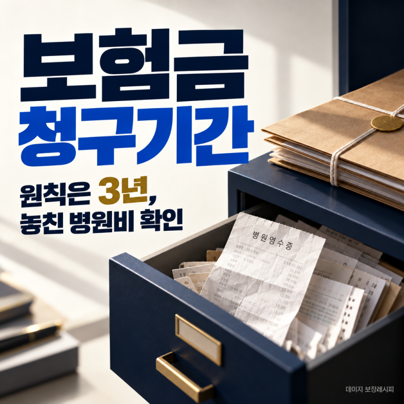 [보험금 청구기간] 보험금 청구 깜빡했다면? 몇 년 전 병원비도 받을 수 있을까