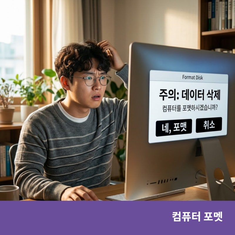 컴퓨터포맷하는법, 꼭 알아야 하는 순서