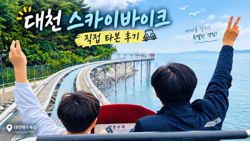 대천 스카이바이크｜아이들과 직접 타본 후기, 예매 방법·가격·탑승 정보