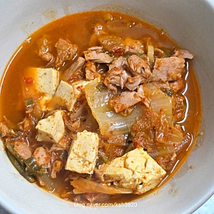 간단 김치찌개 레시피 재료 참치김치찌개 맛있게 끓이는법