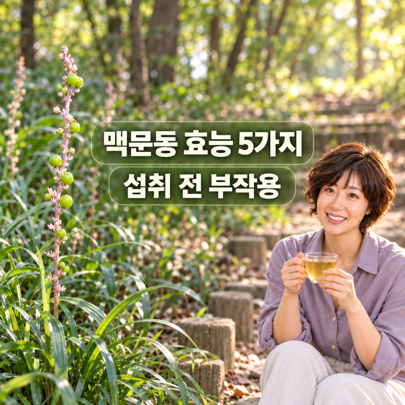 맥문동 효능 5가지와 섭취 전 알아둘 부작용