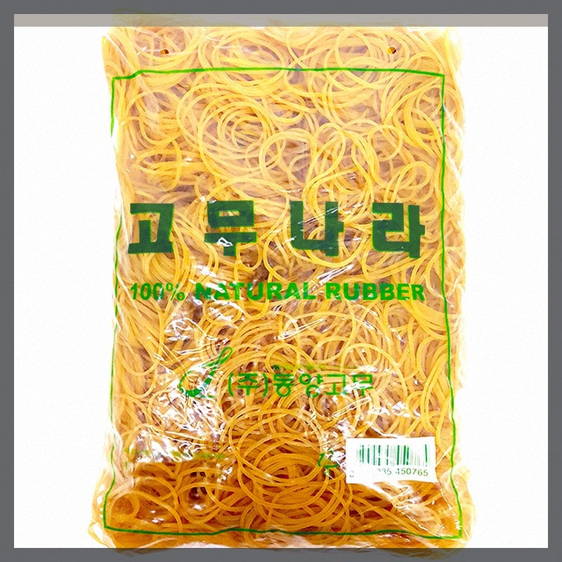 대용량 1KG 노란 고무줄, 고무나라에서 진짜 추천해요