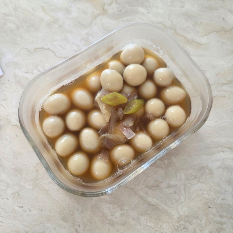 아기 메추리알 장조림 레시피 도라지배즙 활용한 유아식 반찬