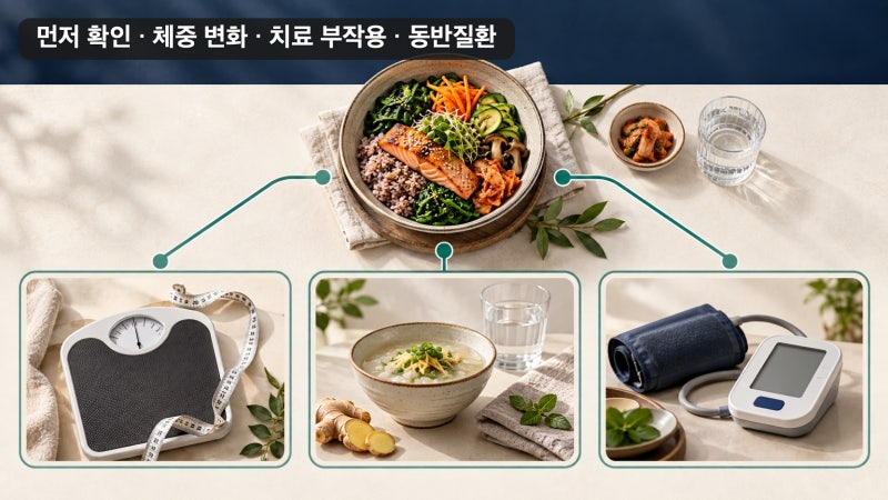 전립선암에 좋은 음식, 호르몬치료 중 식단을 짜는 기준