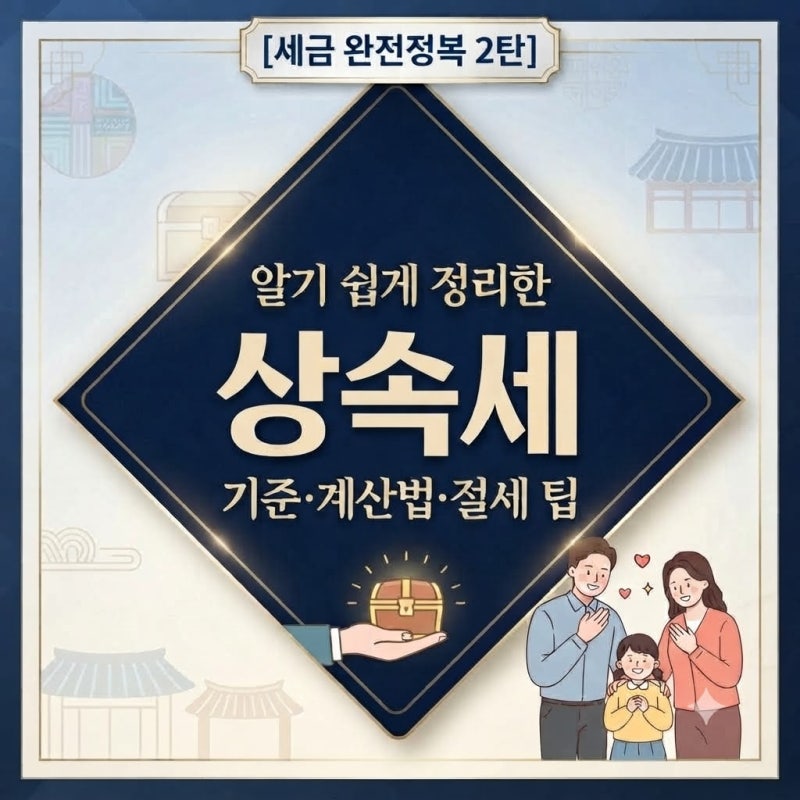 [세금 완전정복 2탄] 알기 쉽게 정리한 상속세 기준·계산법·절세 팁