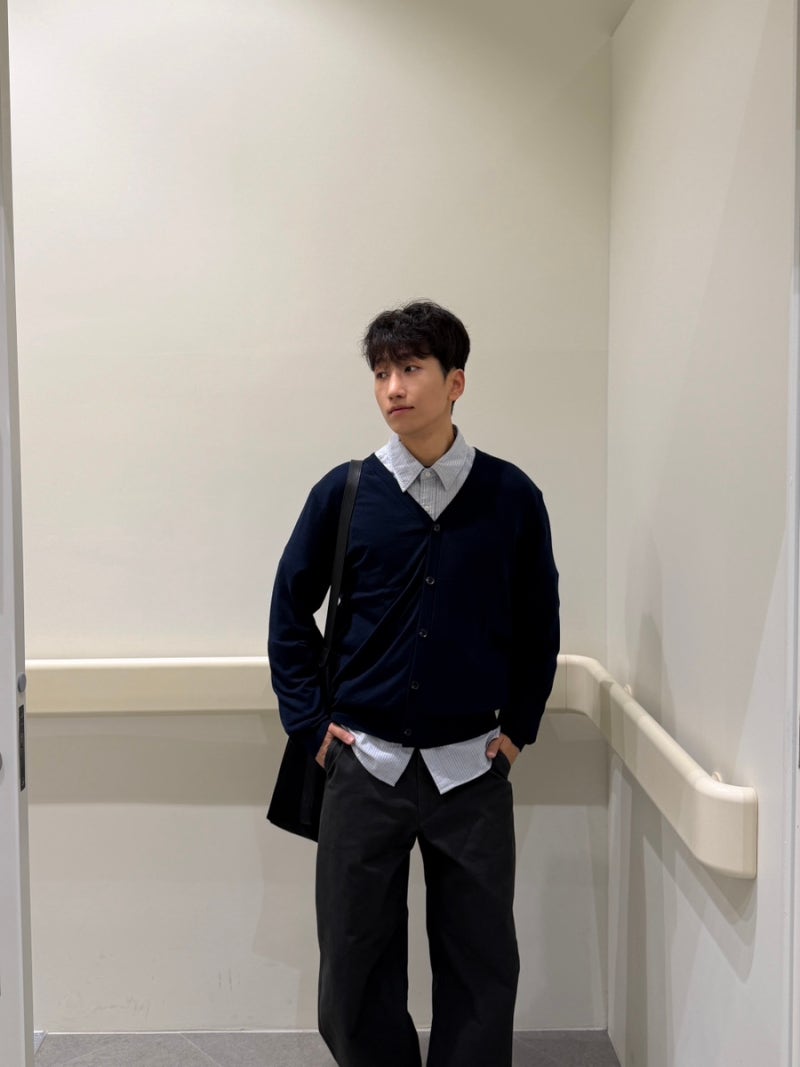 탑텐 메리노울 괜찮네? 남성니트 가을 남자가디건 브랜드 추천