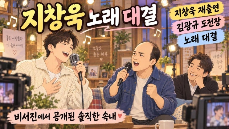 <b>지창욱</b> <b>비서진</b> 재출연, 20년 배우 인생 고백부터 김광규와 노래 대결....