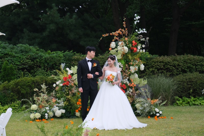 서울 공공예식장 추천｜1000만원대로 가능한 남산한남웨딩가든 가을 웨딩 현장스케치