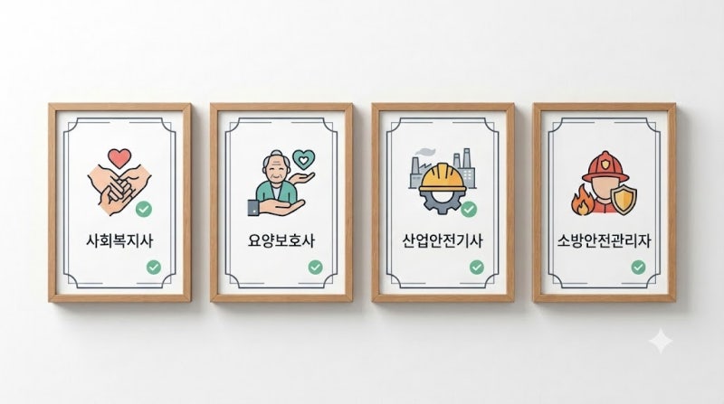 사회복지사2급 응시자격·국비지원 + 요양보호사 자격증 취득방법 + 산업안전기사·소방안전....