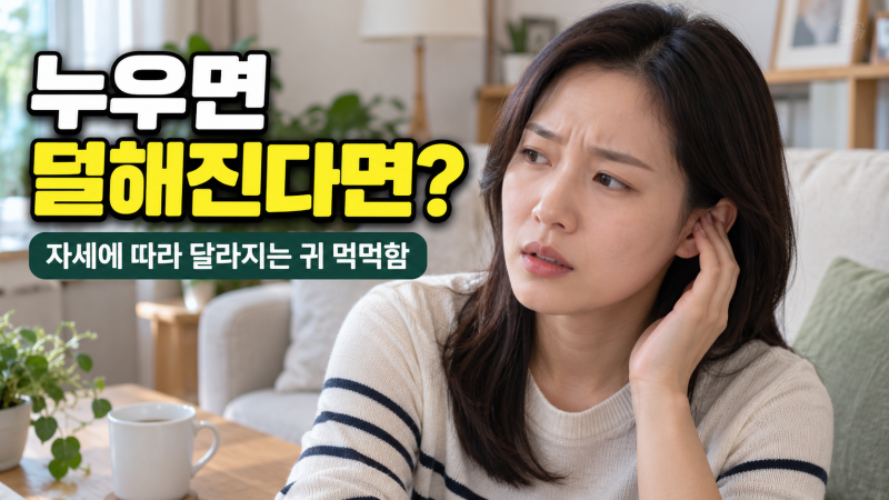 내 목소리와 숨소리가 귀에서 크게 울린다…이관개방증 증상 구별 기준