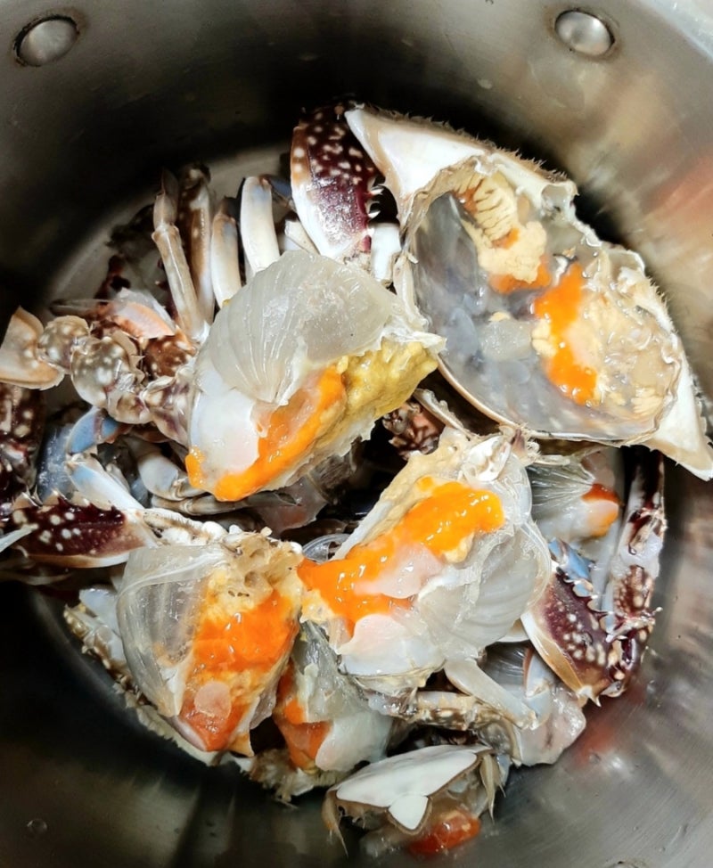태안서부시장에서 살아있는 제철 꽃게 장보기! 알 가득 찬 꽃게찌개 황금레시피 (손질법 & 효....