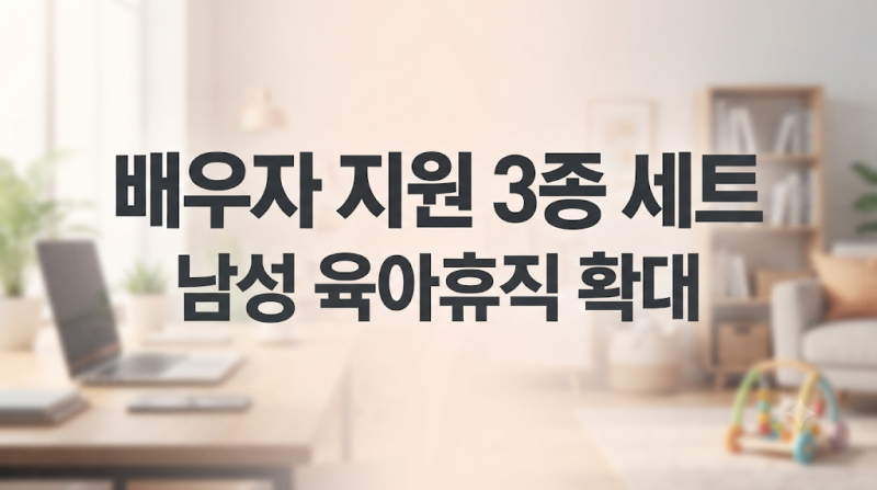2026년 예비아빠 지원 3종 세트, 휴가 및 육아휴직 조건 시행일 내용 총정리