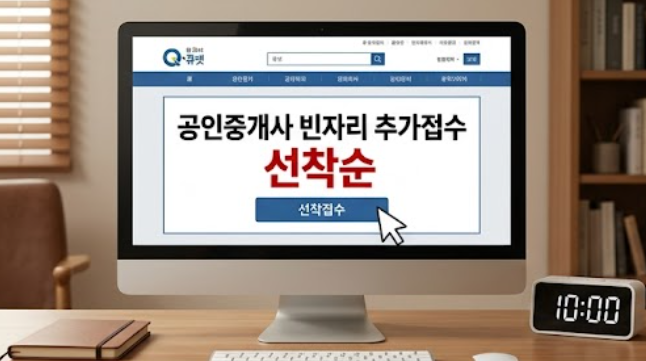정기접수 놓쳤다면? 공인중개사 빈자리 추가접수 기간 및 환불 규정