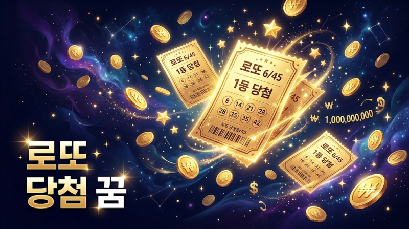 실제 로또 1등 당첨자들이 밝힌 대박 길몽 종류 7가지 총정리 (상황별 해몽법)