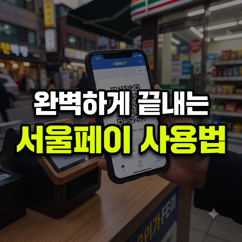 서울페이 사용법 총정리 온라인 사용처 결제 방법 (+ 카드 편의점)