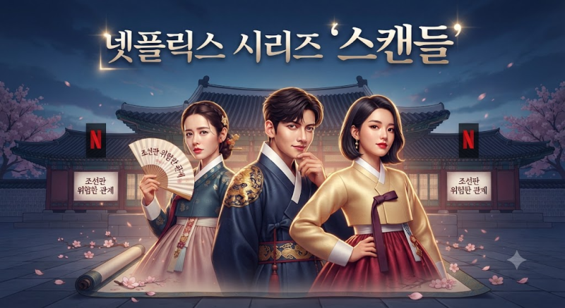 넷플릭스 스캔들 원작 수위 몇부작 결말 줄거리 출연진 총정리