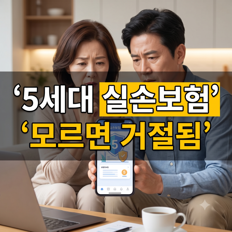 5세대 실손보험 가입조건 비교: 비급여 특약 분리와 세대별 전환 기준 총정리