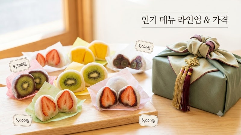 서울역 한정선 과일 찹쌀떡 위치 웨이팅 메뉴 가격 보관 꿀팁 총정리