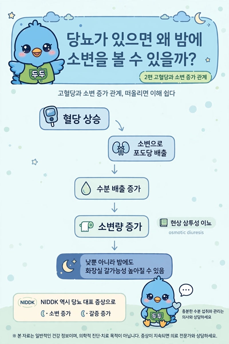 밤에 소변 때문에 자주 깬다면? 당뇨와 야간뇨의 관계