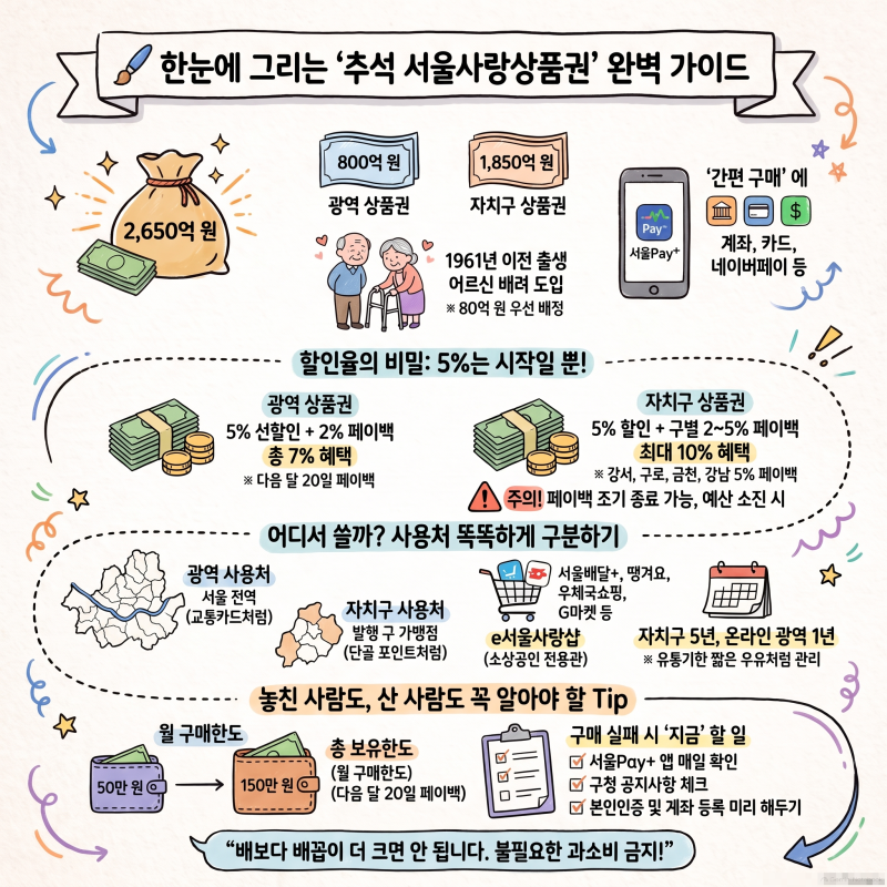 서울사랑상품권 페이백 언제 들어올까? 헷갈리는 3가지